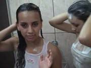 Brazilian Teens In Shower