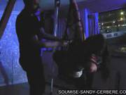 Hogtied Bondage En Soiree Fetichiste Pour Soumise Sandy Libertine Bdsm