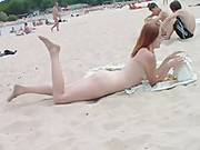 Naughty Young Nudists Play With Each Other In Sand