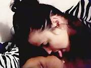 Young Teen Couple Make Out After Club