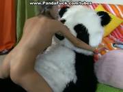 This Sassy Slut Rides Her Furry Pandas Huge Prick