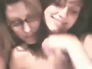 Mother And Daughter Shows On Webcam