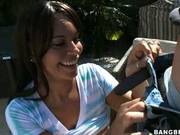 Fine Puerto Rican Babe Mouth Fucking Huge Man Pipe