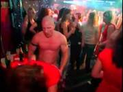 Crazy Party Hoes Sharing Stripper At Cfnm Orgy