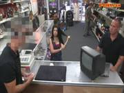 Sexy Latina Hardcore Sex With A Dude In The Pawnshop