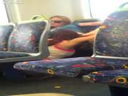   Lesbo Eating Pussy On The Train