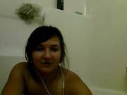 Bella In Shower Skyping Bf