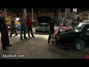 Bdsm Blonde Spanked And Fucked In Auto Re 