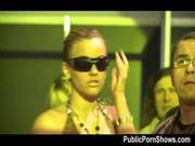 Stripper With Black Dildo Gives A Show On 