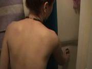 French Redhead Fingering In Shower