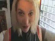 Blonde Mom Swallows