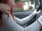 Amateur Redhead Teen Is Horny While She Drives