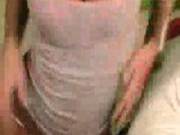 Busty Latina Rubs Her Pussy