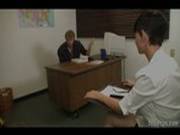 Sexy Coed Gets To Stroke Teachers Cock