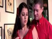 Two Brunettes Fuck A Cock
