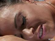 Whore Vanilla Deville Has Her Tasty Body Oiled Up