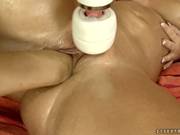Nikky Thorne Fuck Her Friend With Vibrator And Her Fist
