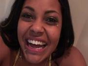 Sexy Whore Sucks On Dick While At A College Bash
