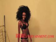 Ebony Teen Freak Sucks A Dick With Great 