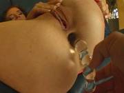 Nasty Whore Stefani Gets Dick And Toys In Her Ass