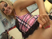 Blonde Babe Nikkie Hilton Sucks Off Horny Guy