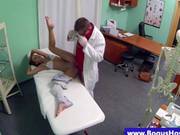 Bogus Doctor Pussy Ravaging Her Patient Doggy Style