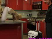 Young Blonde Teen Pounded In Tight Butt