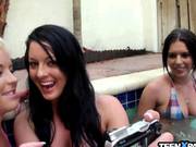 Hot Tub Party Turns Into A Hardcore Fuck Party