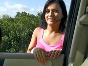 Stranded Teen Nadia Capri Banged And Jizzed In The Backseat