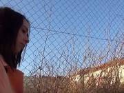 Amateur Brunette Euro Slut Fucked By Stranger For Money