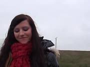 Pretty Amateur Euro Slut Picked Up And Fucked For Money