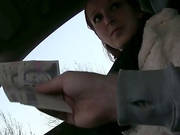 Sexy Zuzana Gains Cash And Gets Her Pink Pussy Fucked By The Pervy Taxi Driver