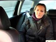 Plump Blonde Gets Huge Dick Up The Ass In Car