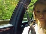 Teen Railed On The Hood Of A Car By Pervert Dude