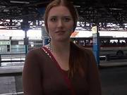 Busty Eurobabe Nailed By Pervert Dude For A Chunk Of Cash
