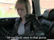 Amateur Blonde Slut Sucks And Fucks Drivers Fat Cock