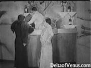 Authentic Vintage Porn 1930s Ffm Threesome