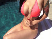 Katrina Jade Pops Her Beauties Out Of Her Bikini
