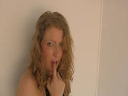 Curly Redhead Loves Posing Naughty
