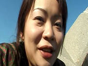 Big Toy Pleasing Horny Asian