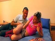 Blonde Enjoying Cock In Her Ass