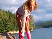Debbie Is Amazing In Outdoor Solo