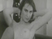 Milf Posing Nude In Vintage Scene