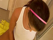 Teen Sliding Huge Toy In Solo