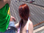 Redhead Having Sex In Public