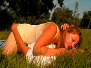 Nasty Redhead Enjoying Outdoor Sex