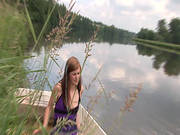 Sweetie Fingering In Outdoor Solo