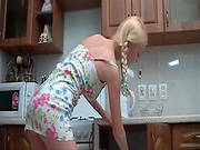 Blonde Posing Her Big Tits In Solo