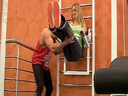 Blonde Banged By Her Trainer