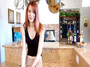 Horny Redhead Posing In Sexy Solo